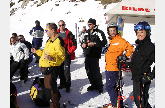 Skifahren oder Fliegen